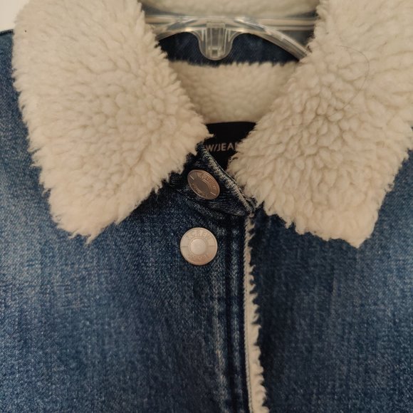 JCrew Sherpa Denim Jacket - Picture 5 of 11